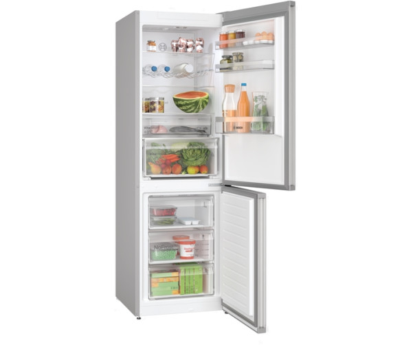 Bosch KGN367LDF vrijstaande koelkast rvs-look
