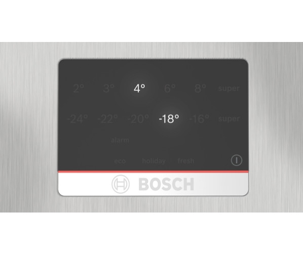 Bosch KGN367LDF vrijstaande koelkast rvs-look