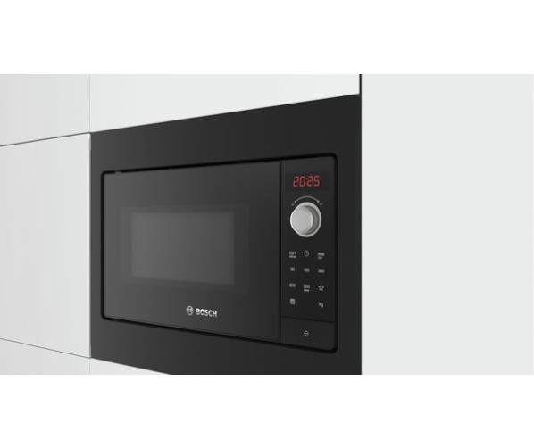 Bosch BFL523MB3 inbouw magnetron zwart - nis 38 cm.
