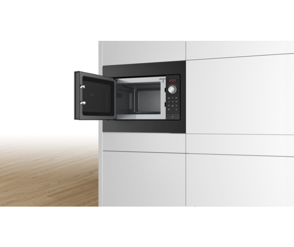 Bosch BFL523MB3 inbouw magnetron zwart - nis 38 cm.