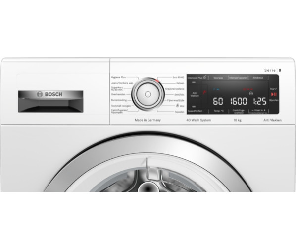 Bosch WAX32M90NL wasmachine met 10 kg. en 1600 toeren