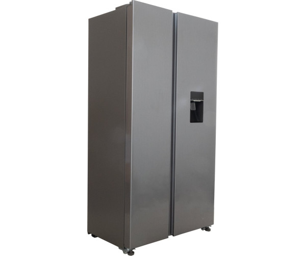 Exquisit SBS146-WS-040ES Amerikaanse koelkast RVS