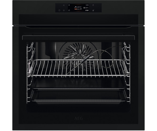 AEG BPE748380T inbouw oven - mat zwart