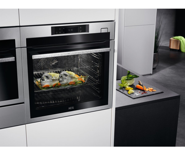 AEG BSE788280M inbouw combi hetelucht- en stoomoven met SteamBoost