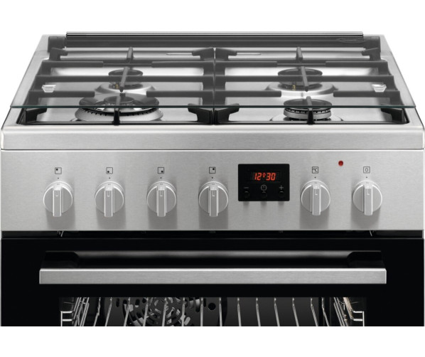 AEG CKB64412BM gas fornuis - roestvrijstaal - 60 cm. breed