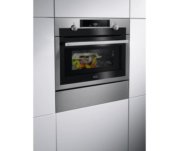 AEG CME565000M inbouw oven met magnetron - nis 45 cm.