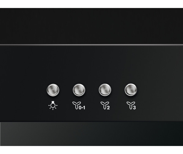 AEG DBE3650R wand afzuigkap - mat zwart - 60 cm breed