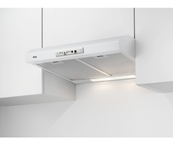 Aeg DUB2610W onderbouw zilver afzuigkap