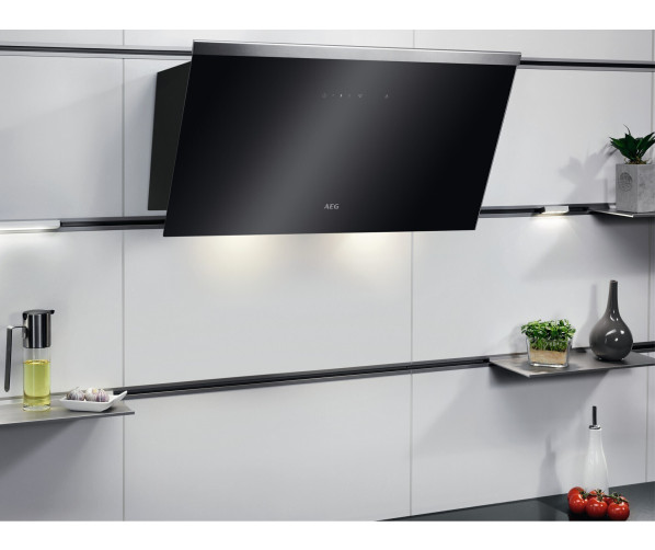 AEG DVE5961HB wand zwart afzuigkap - zwart - 60 cm breed