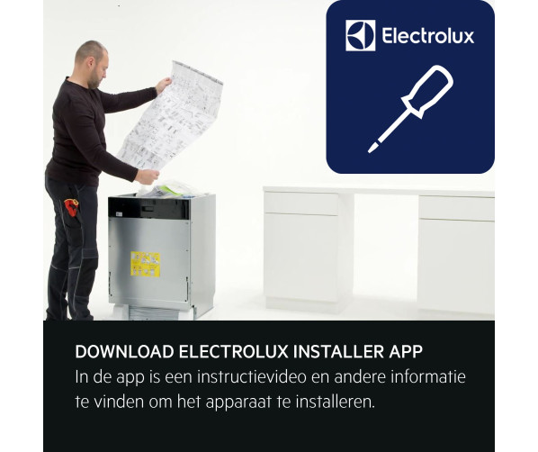 AEG FSE63637P inbouw vaatwasser - Ook voor Ikea keuken outlet