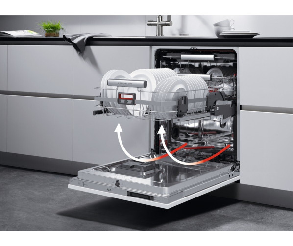 AEG FSE63807P inbouw vaatwasser met Comfortlift