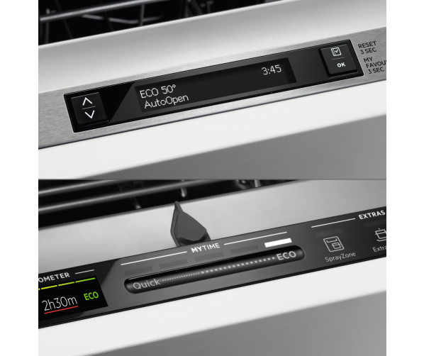 AEG FSE74718P inbouw vaatwasser - stil 42 dB - MaxiFlex besteklade