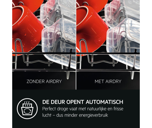 AEG FSS75747P inbouw vaatwasser met energieklasse B en BeamOnFloor