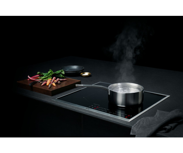 AEG IAE64411XB inbouw inductie kookplaat - 60 cm. breed - rvs rand