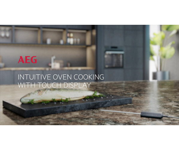 AEG KPE748280M inbouw rvs oven - nis 45 cm. - met pyrolyse