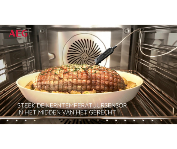 AEG KPE748280M inbouw rvs oven - nis 45 cm. - met pyrolyse