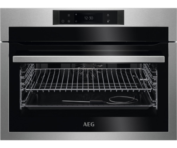 AEG KPE748280M inbouw rvs oven - nis 45 cm. - met pyrolyse