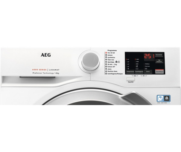 AEG L6FBJEANS wasmachine - 1600 toeren en 8 kg.