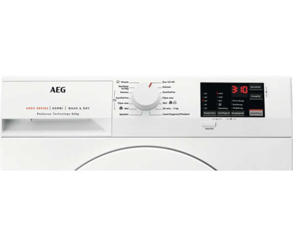 Aeg L6WBN86JW was/droogcombinatie