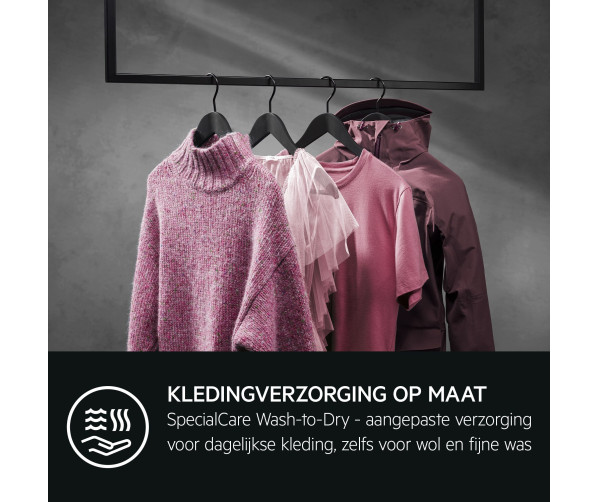 Aeg LWR9706C8 was/droogcombinatie met 10 kg. vulgewicht