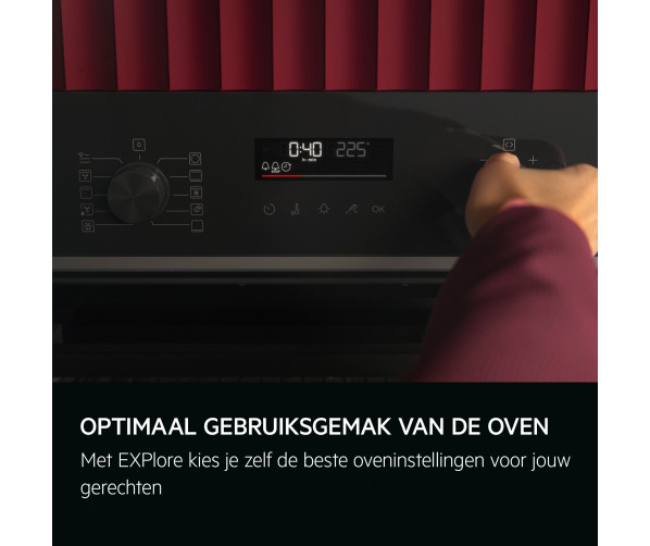 AEG OO5NK40K inbouw oven met magnetron- zwart