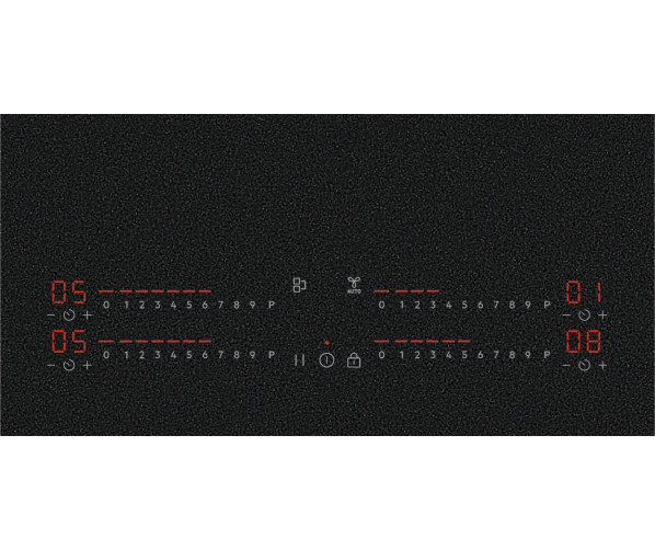 AEG TII84B00FZ inductie kookplaat met SaphirMatt glas - 80 cm.