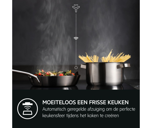 AEG TK85IM0FXB inductie kookplaat - 80 cm. - 5 zones - 2 fasen