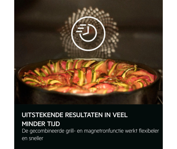 AEG TK8NK621B inbouw oven met magnetron - zwart