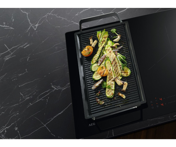 AEG TO64IA0FFB inbouw kookplaat met slider en hood2hob