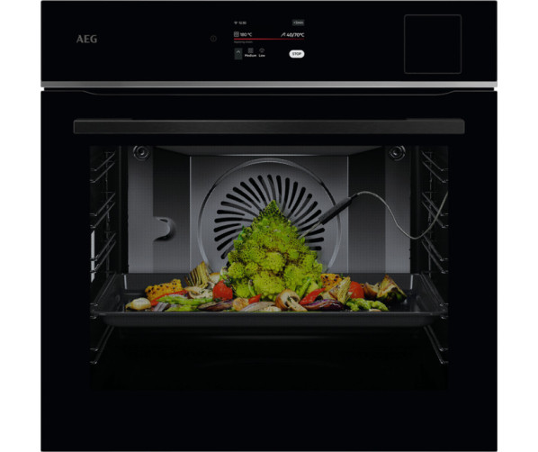AEG TP8SB73FAB inbouw combi stoomoven - zwart