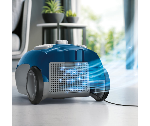 AEG VX4-1-CB-P blauwe stofzuiger - actieradius 7,5m, 80db, 3l