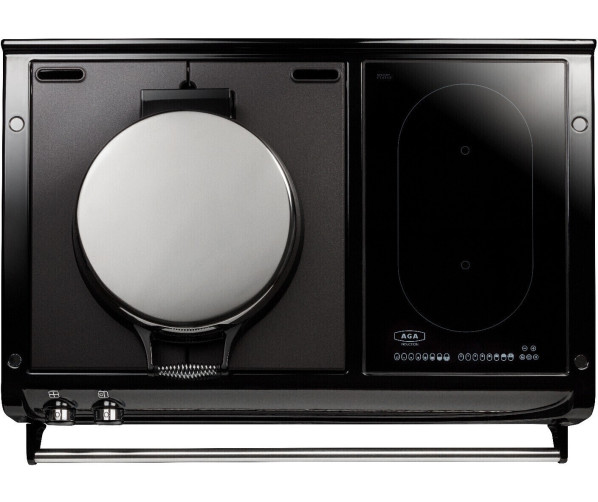 AGA ER3 inductie fornuis met bridgefunctie en timer