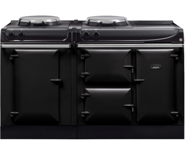 AGA ER3 150 4-deurs inductiefornuis in zwarte uitvoering - vrijstaand fornuis 150 cm breed