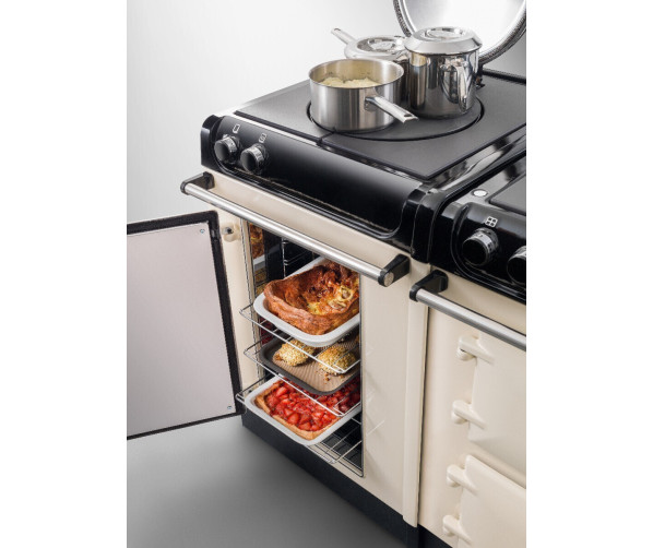 Aga ER3 170 5-deurs kookplaat met drie vaste kookstanden: ontdooien, warmhouden, sudderen