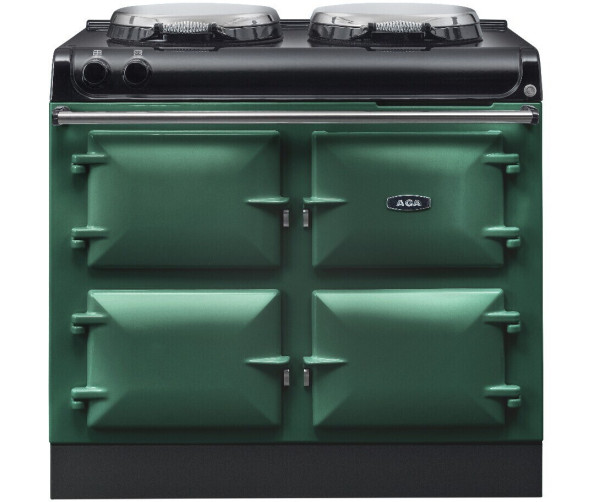 AGA R3 4-oven fornuis in kleur British Racing Green met vier ovens