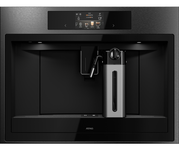Atag CM8412D inbouw koffiemachine - blacksteel