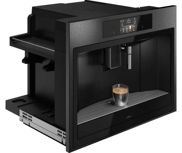 Atag CM8412D inbouw koffiemachine - blacksteel