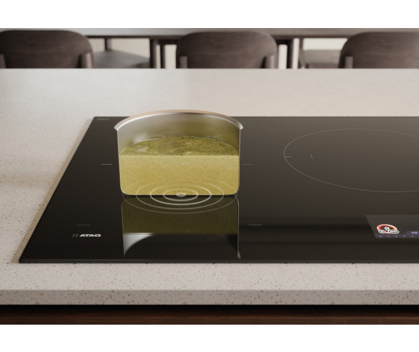 Atag HI39571TF inbouw kookplaat met TFT scherm - 90 cm. beed