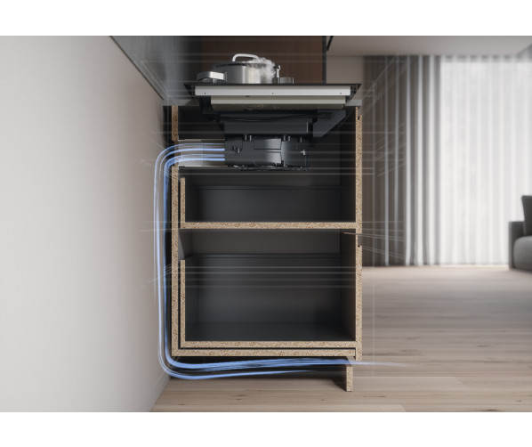 Atag HIDD07471EX inbouw inductie kookplaat met afzuiging