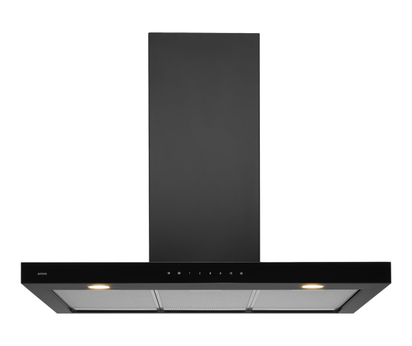 Atag WS90292IM wand afzuigkap - zwart - 90 cm. breed