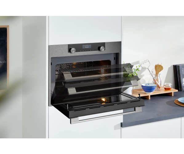 Atag BCM46121C inbouw oven met magnetron - blacksteel