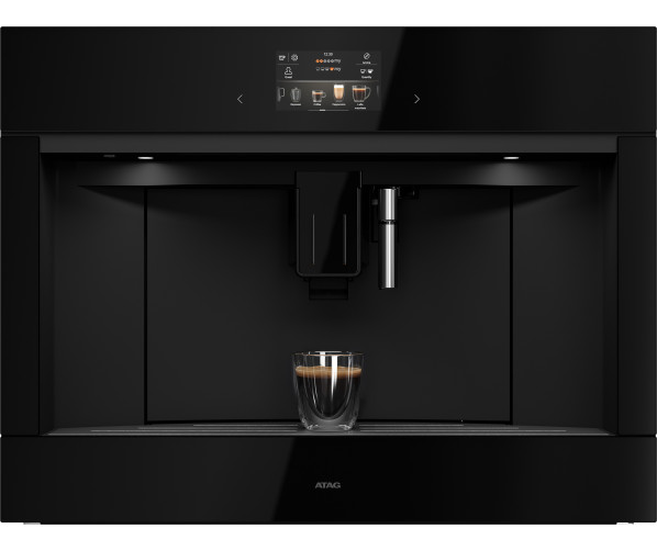 Atag CM8471D inbouw koffiemachine - zwart glas