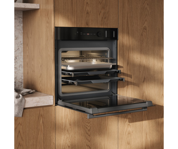 Atag CS8671D inbouw combi-stoomoven - zwart glas