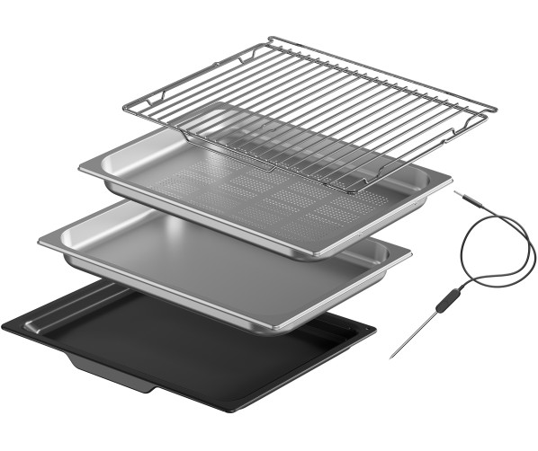 Atag CS8671D inbouw combi-stoomoven - zwart glas