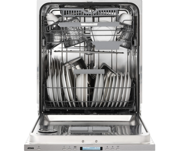 Atag DW8114XB verhoogde inbouw vaatwasser - hoog model - met besteklade