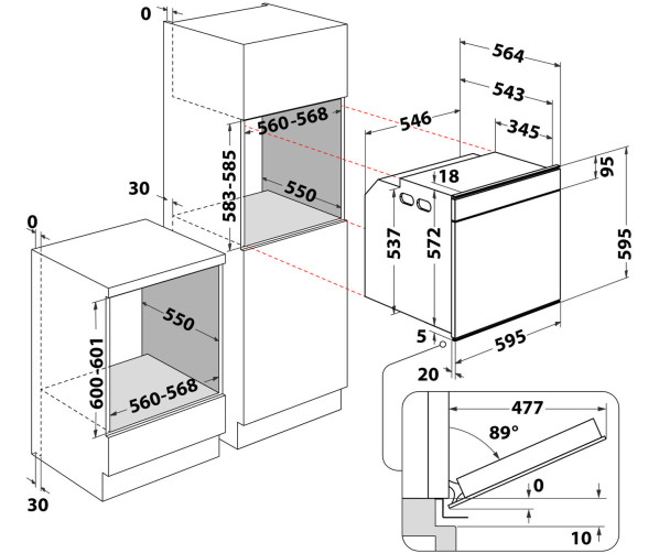 Bauknecht BIK9 PPH8TS2 PT stoomoven inbouw
