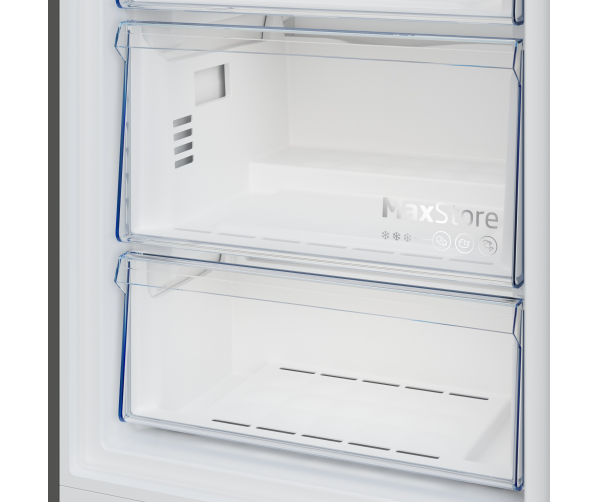 Beko B5RFNE315G vrijstaand vrieskast - grijs