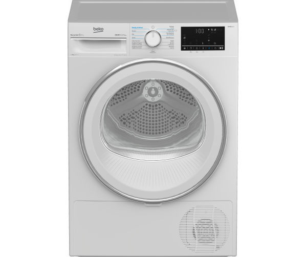 Beko B5T68243W2 warmtepompdroger met energieklasse C en stille werking
