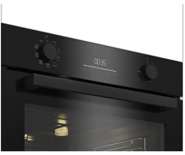 Beko BBIE17300BMP inbouw oven met pyrolyse - zwart