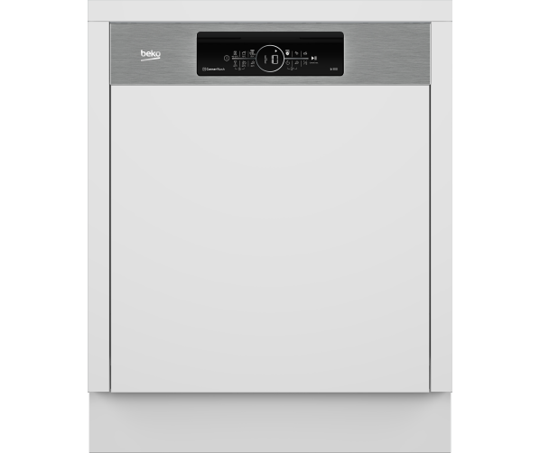 Beko BDSN36440XC inbouw vaatwasser - half geintegreerd